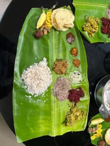 A festive moment from the Trivandrum Toastmasters Onam celebration