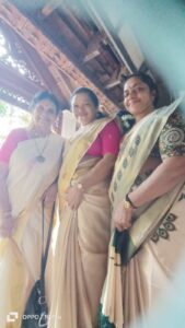 With the Princess and the Dean, Dept. of Education, at the OSA Onam 2026 celebration